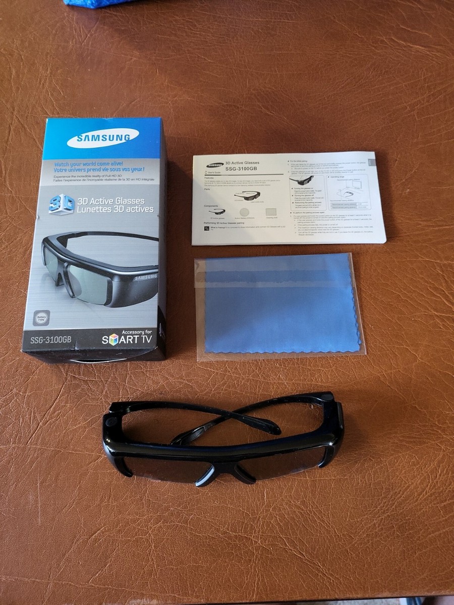 Samsung (SSG-3100GB) Active 3D Glasses Enjoy the Best 3D Viewing