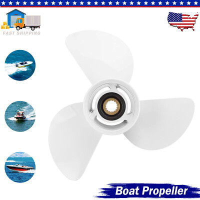 Prop 13 x 19-K Outboard Propeller fit Yamaha 50-130 HP 15 Spline 6E5-45941-00-EL