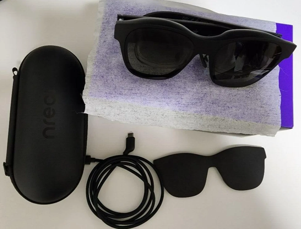 Nreal NR-7100RGL l Air AR Glasses Smart Device Black 4K Used | eBay