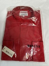 Modena Big  Tall Banded Mandarin Collar Colored Dress Shirts Men's Medium