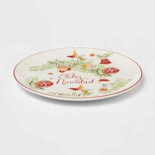 Large 14 Stoneware Feliz Navidad Serving Platter - Threshold