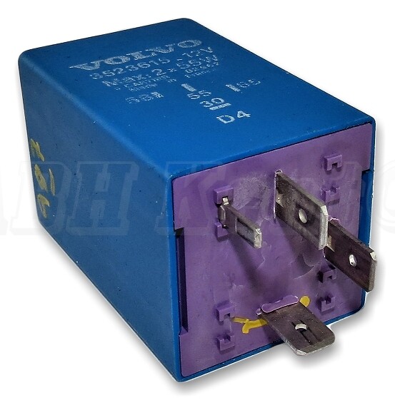 987 Volvo 940 Genuine G.Cartier 4 Pin Blue Relay/Fog Light relay