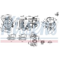 Kompressor Klimaanlage FüR Peugeot 508 SW I RCZ CitroëN C5 III Break DS5