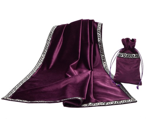 Wicca Tablecloth Altar Tarot Table Cloth Divination Wicca Pagan Tapestry Altar - Picture 6 of 27