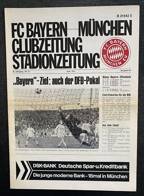DFB Cup 72/73 FC Bayern Munich-Kickers Offenbach, 18/04/1973-Gerd Müller