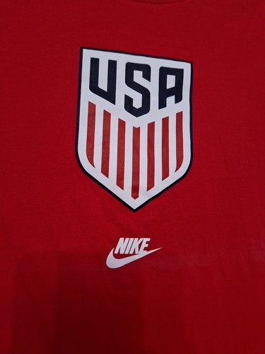 Nike Red Long Sleeve Size Large The Nike Tee USA Performance Top - Picture 2 of 9