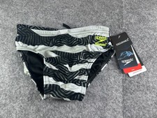 Speedo Men's/Boys Endurance Plus Brief Swimsuit Size 26 Black NRF