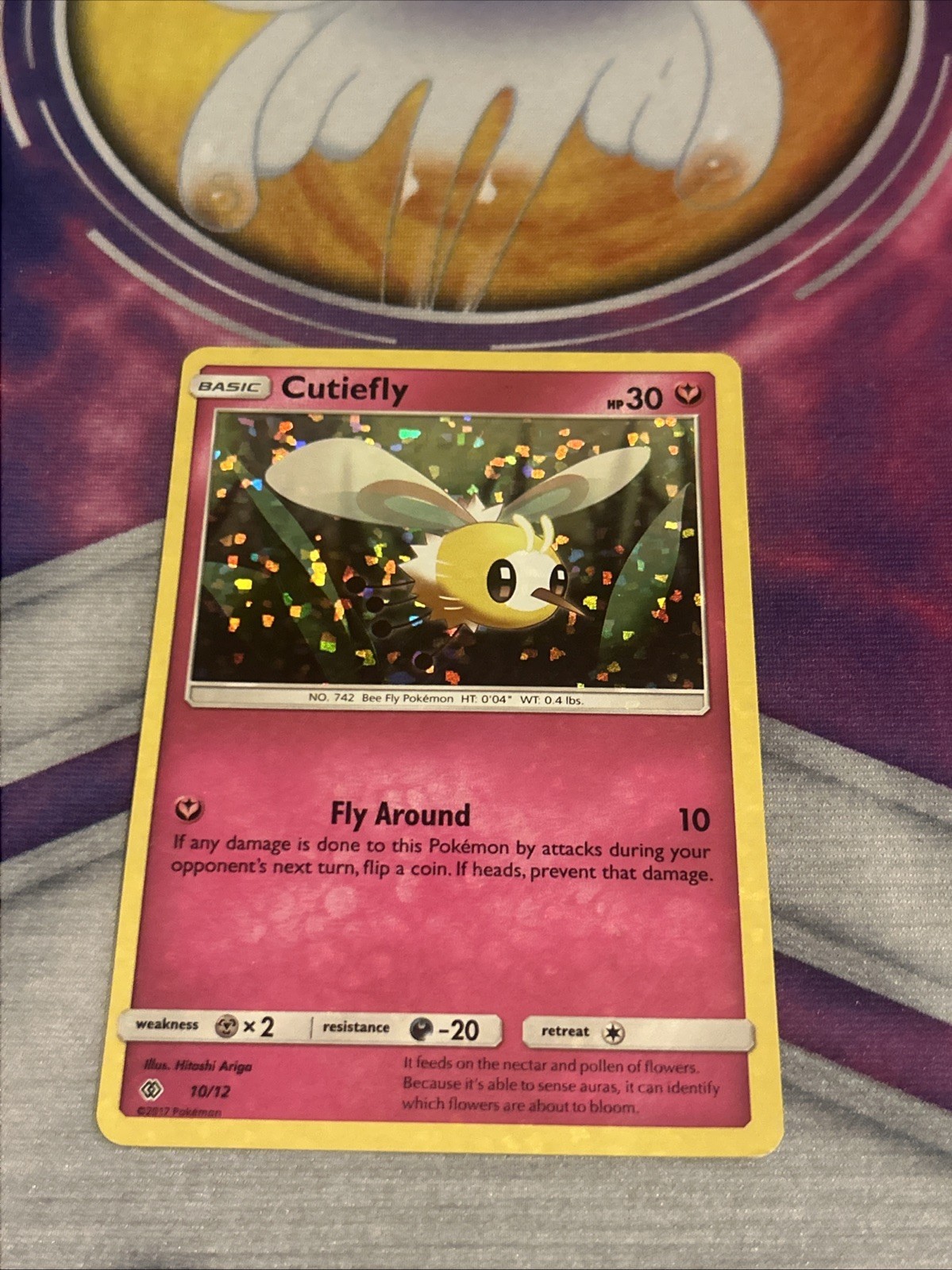 Cutiefly 10/12 McDonald's 2017 English Holo Promo Basic HP30 Pokemon TCG