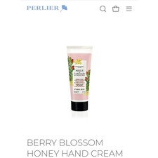 New Perlier Berry Blossom Honey Hand Cream 3.3 oz Pink