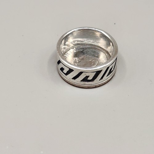 Sterling Silver Hopi Band Ring - Picture 7 of 7