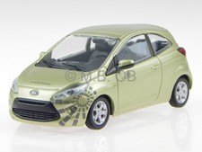 Ford Ka 2009 light green modelcar Diorama Altaya 1:43