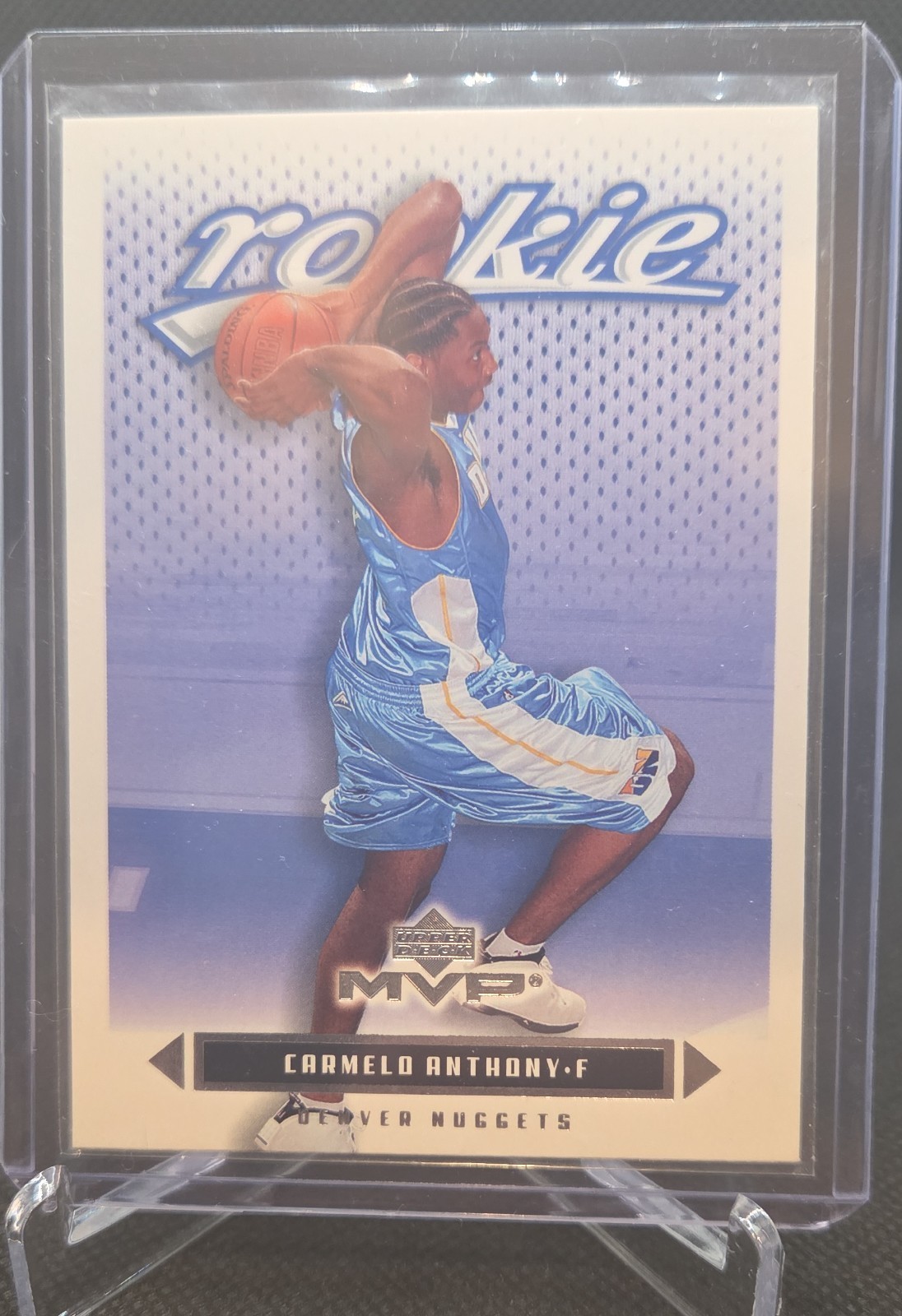2003-04 Upper Deck MVP - Rookie Carmelo Anthony #203 Silver (RC)