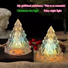 Fairy Night Light,Ice Mountain Crystal Christmas Tree LED Atmosphere Lamp, Gift
