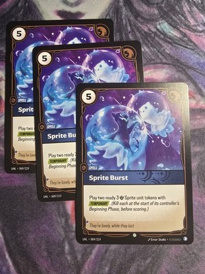 3x Sprite Burst 069/219 Unleashed Common NM x3