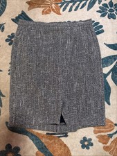 Banana Republic Mad Men Womens Poly Blend Pencil Skirt 10 Preppy Office Pockets!