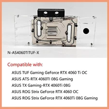 Granzon GPU Water Block For ASUS GeForce RTX 4060 Ti TUF GAMING OC