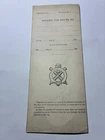 1863 Civil War Union Ordnance Document Form