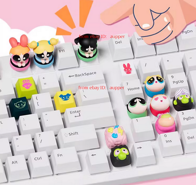 パワーパフガールズKEYCAPS パワーパフガールズKEYCAPS Cute The Powerpuff Girls Key Caps