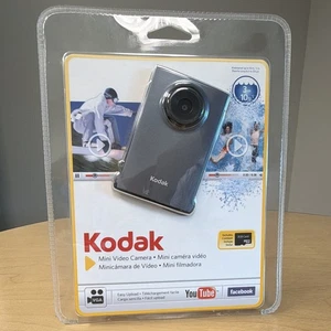 Kodak Mini Gray Waterproof 3m Mini Video Camera SD Card USB 10x Zoom 2" SD