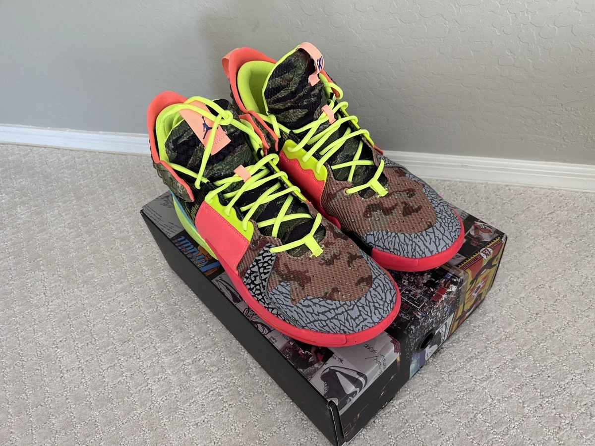 ZERO2 NOT WHY 極美品　JORDAN Japanカラー AV4126-002 'Scorpio' PF SE Zer0.2 Not Why Jordan Air 24.0 シューズ(男性用)