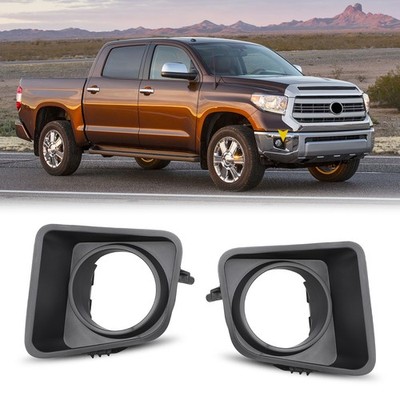 Fog Light Bumper Bezel Covers For 2014-2017 2018 2019 2020 2021 Toyota Tundra