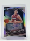 PELLE LARSSON 2024-25 PANINI PRIZM BLACK ROOKIE SILVER AUTO #130 HEAT Q1739