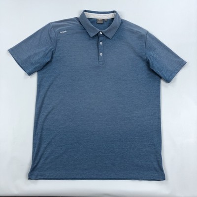 PING sensocool Men's Large Blue Performance Golf Polo Shirt Short Sleeve L