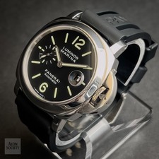 Panerai Luminor Marina Men's Black Watch - PAM00104 - Complete set +2 straps 3
