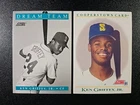 Ken Griffey Jr 1991 Score Dream Team #892 Cooperstown #B3 2 Card Set