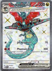 Dragapult ex 200/167 Twilight Masquerade Ultra Rare Holo Full Art