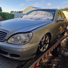 MERCEDES S350 W220 DRIVER SIDE FRONT DOOR  1998-2005 SILVER