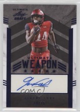 2022 Leaf Ultimate Draft Weapon Navy 29/75 Jerome Ford #UW-JF1 Auto 9x7