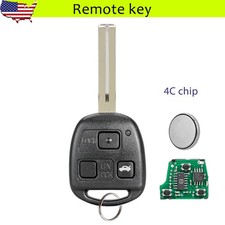 Replacement For 2001 2002 2003 2004 2005 Lexus Is300 Key Fob Remote Hyq1512v 4c Replacement For 2001 2002 2003 2004 2005 Lexus Is300 Key Fob Remote Hyq1512v 4c