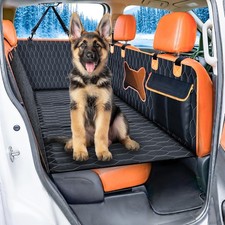 Dog Car Seat Cover Back Hard Bottom Extender For Dogs Supports 600lbs Pet Usa