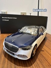 1:18 Almost Real Mercedes Benz S Class maybach s680 Nautical Blue With White