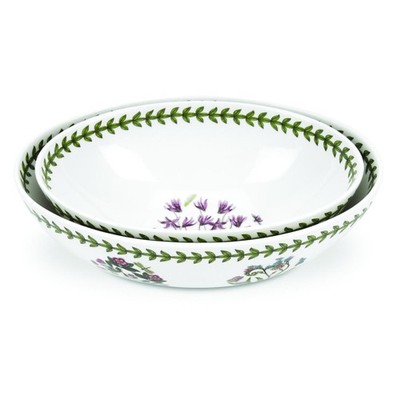 Portmeirion Botanic Garden Set of 2 Oval Nesting Bowl