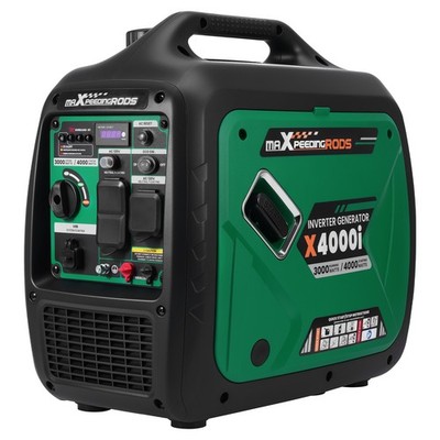 Gasoline 4KW Portable 24kg Inverter Generator Quiet 60dB Home Backup Emergency