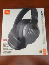 New JBL Live770NC Noise-Cancelling Wireless Over-Ear Bluetooth Headphones Black