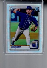 2020 Bowman Draft #BD-19 Ben Hernandez Chrome Sky Blue