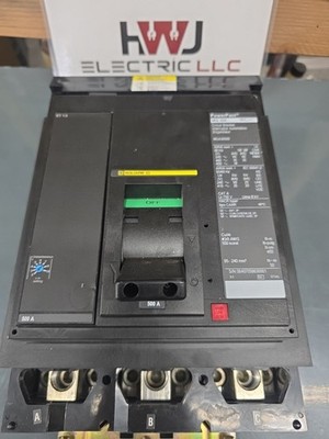 Square D MGA36500 I-Line Circuit Breaker 500A 3P 600V MGA 500 Amp 3 Pole 