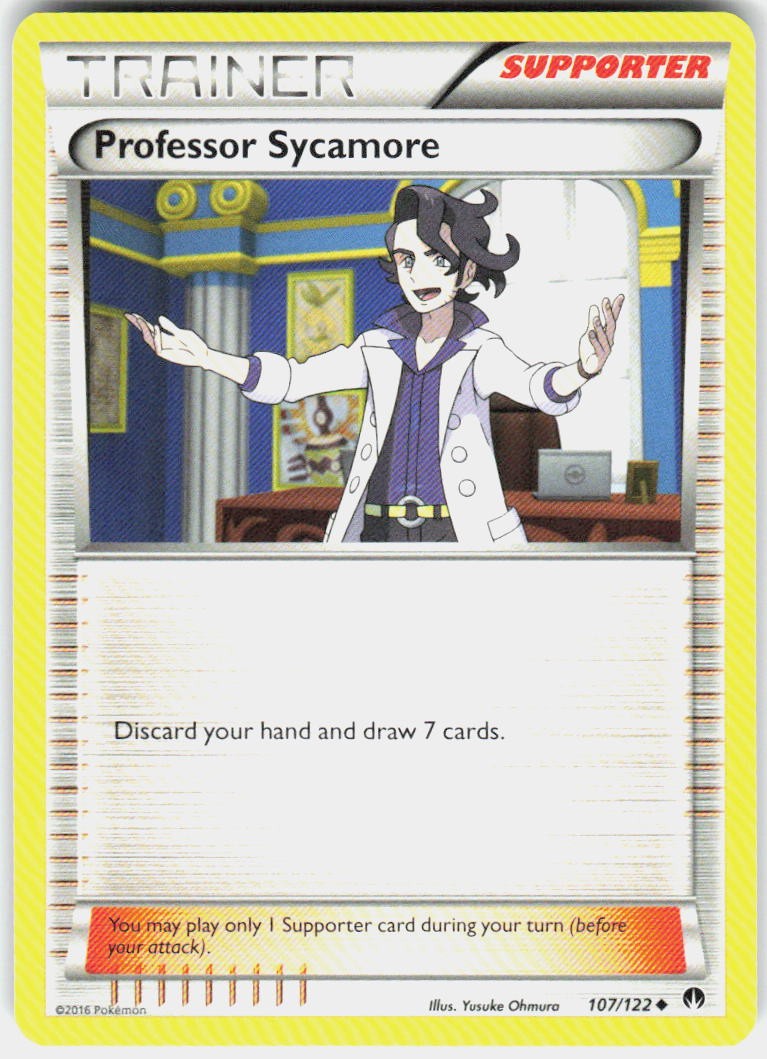 Professor Sycamore 107/122 Uncommon BREAKpoint Pokemon Near Mint