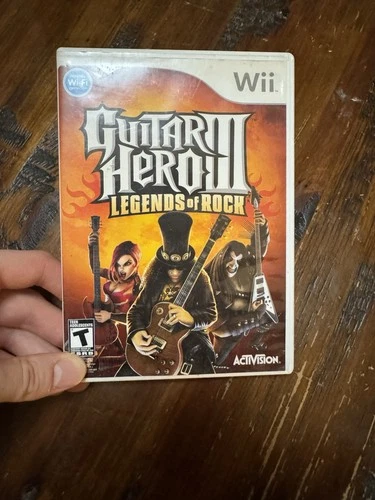 Guitar Hero III: Legends of Rock - Nintendo Wii - No Manual