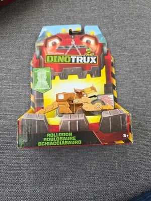Dinotrux Rollodon Brown Diecast Metal 2016 Mattel Dreamworks Netflix