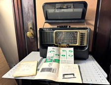 1950s Zenith Trans-Oceanic Super DeLuxe  Tube Radio Model L600 Manuals Old Resto