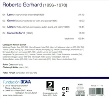 ROBERTO GERHARD: LEO; GEMINI; LIBRA; CONCERTO FOR 8 NEW CD
