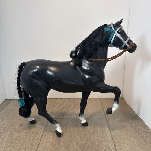 Vintage 1980 Barbie Horse ‘Midnight’ Black Stallion