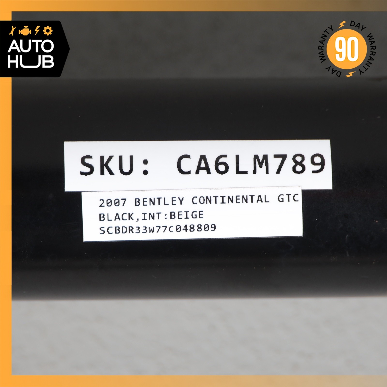 Bentley Continental GT 2007-2011 Rear Right Air suspension strut P/N 3W7616002