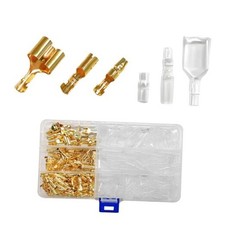 320PCS Double Bullet Wire Connectors, 3.9mm 3.5mm Male Female Bullet