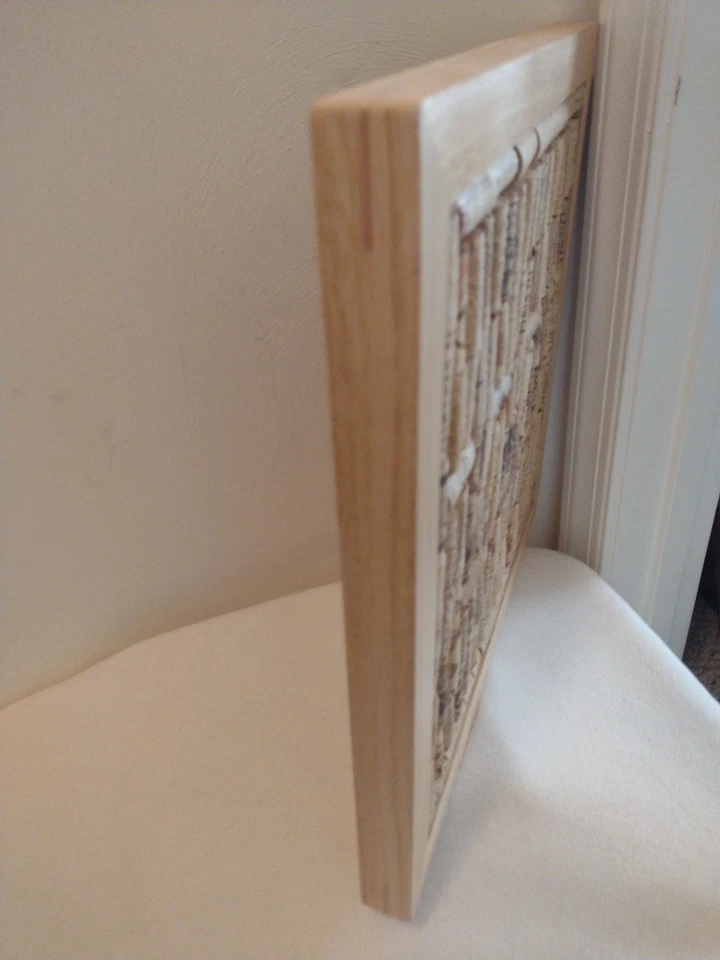 Wine Cork Memo Board 16" x 16” In 1.25" Wood Frame - Image 3 of 3