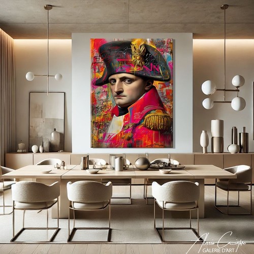 Napoleon Bonaparte Wall Art Urban Graffiti Art Print Street Pop Art Canvas - Picture 3 of 10